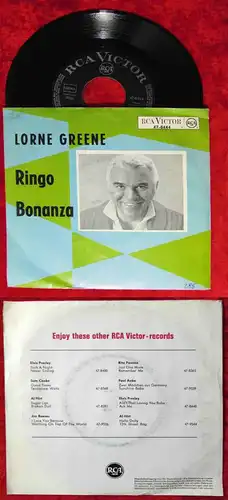Single Lorne Greene: Ringo / Bonanza (RCA Victor 47-8444) D 1965