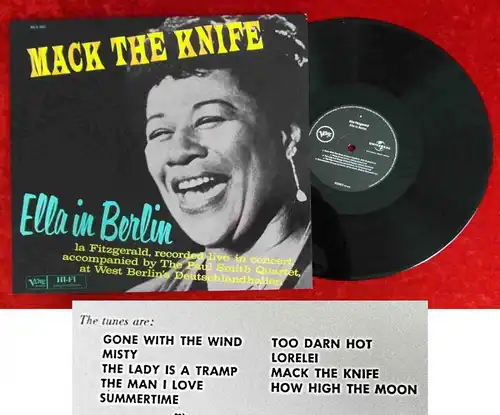 LP Ella Fitzgerald: Ella in Berlin - Mack The Knife (Verve) RE