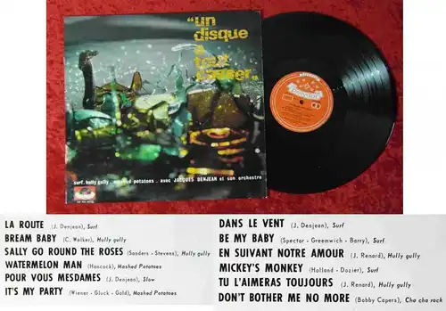 LP Jacques Denjean: Un Disque a tout Casser (Polydor 237 904) Frankreich 1964