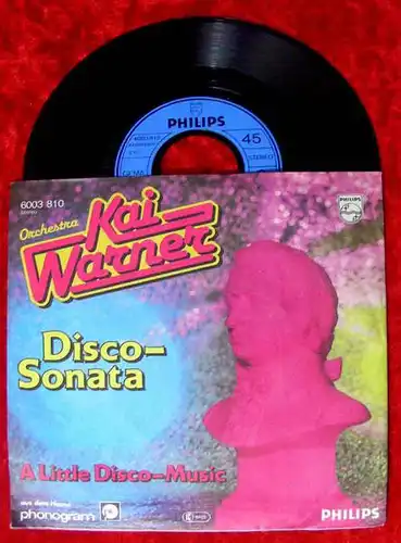 Single Kai Warner: Disco Sonata (Philips 6003 810) D 1979