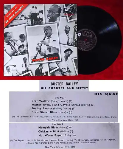 LP Buster Bailey: All About Memphis (Felsted MA-F 14) UK 1959