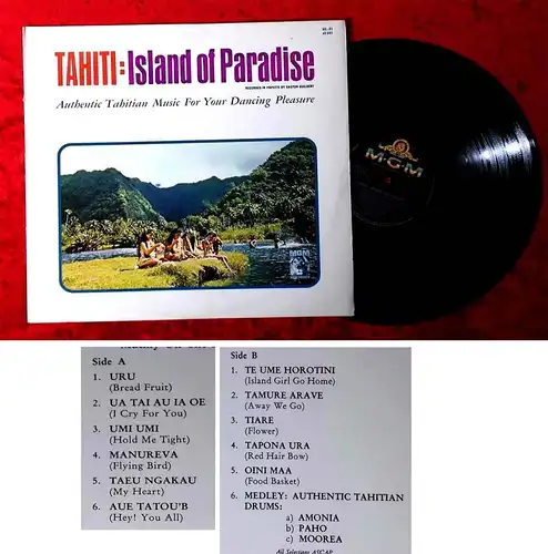 LP Tahiti - Island of Paradise (MGM 65 031) D - Film Meuterei auf der Bounty -