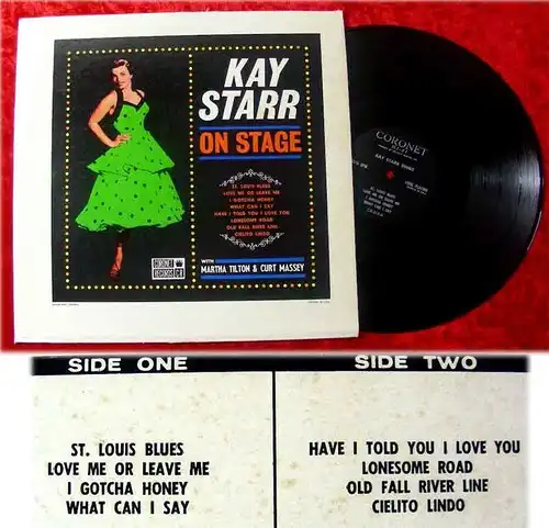 LP Kay Starr On Stage feat Martha Tilton and Curt Masse
