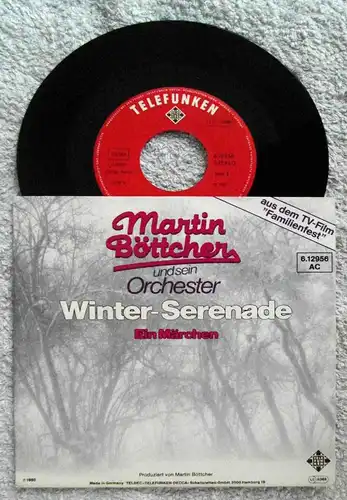 Single Martin Böttcher: Winter Serenade (Telefunken 612956 AC) D 1980 PR Info