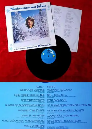 LP Nicole: Weihnachten mit Nicole (Jupiter 626030 AS) D 1984