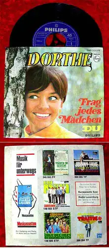 Single Dorthe: Frag jedes Mädchen / Du (Philips 346 055 PF) D 1967