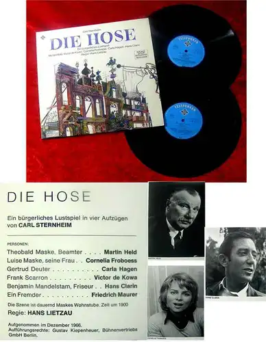 2LP Die Hose mit Cornelia Froboess Viktor de Kowa (Telefunken) D