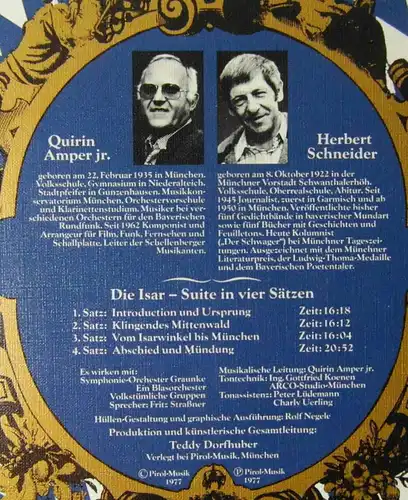 2LP Quirin Amper jr.: Die Isar - Suite in vier Sätzen (Schariwari 25 001) D 1977