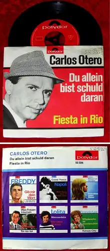 Single Carlos Otero: Du allein bist schuld daran (Polydor 52 335) D 1964