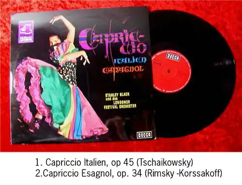 LP Stanley Black: Capriccio Italien / Espagnol (Decca Phase 4) D