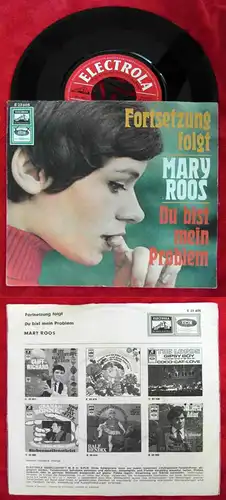 Single Mary Roos: Fortsetzung folgt (Electrola E 23 605) D 1966