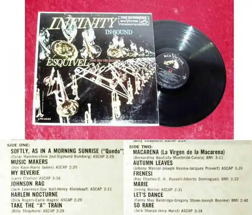 LP Esquivel: Infinity in Sound (RCA Victor LPM-2225) US 1960