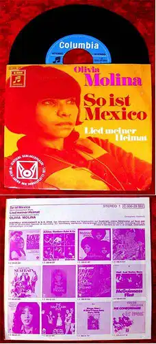 Single Olivia Molina: So ist Mexico (Columbia 006-29 882) D 1971