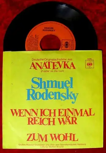 Single Shmuel Rodensky Wenn ich einmal reich wär