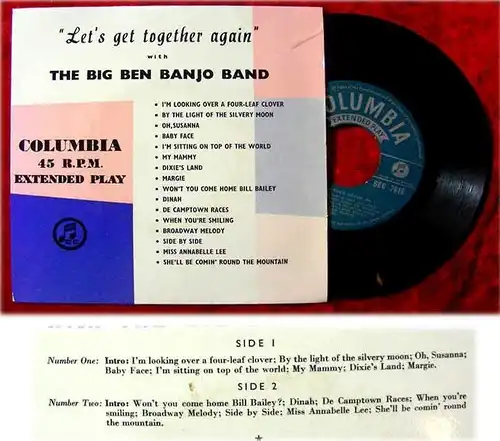 EP Big Ben Banjo Band Lets get together again