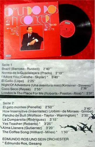 LP Edmundo Ros In Concert Decca Phase 4