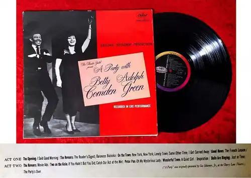 LP A Party with Betty Comden & Adolph Green (Live) (Capitol LCT 6186) UK 1959