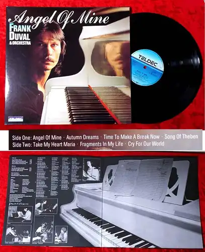 LP Frank Duval: Angel of Mine (Teldec 624580 AS) D 1981