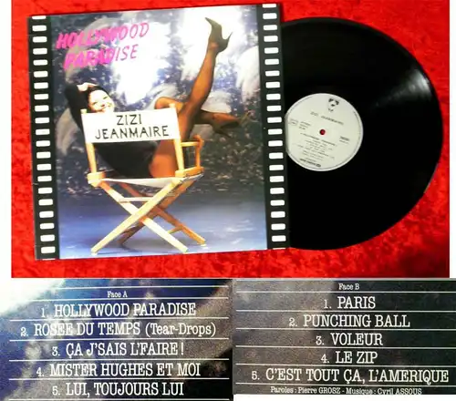 LP Zizi Jeanmaire: Hollywood Paradise (Pathé Marconi 2402591) F