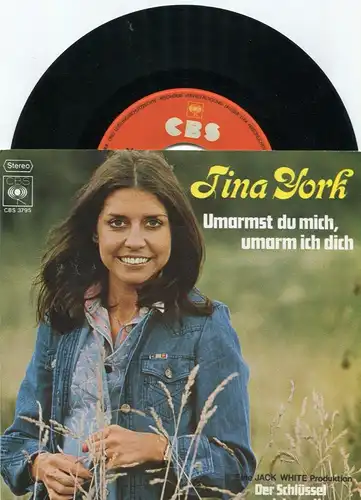 Single Tina York: Umarmst Du mich, umarm ich Dich (CBS 3795) D 1975
