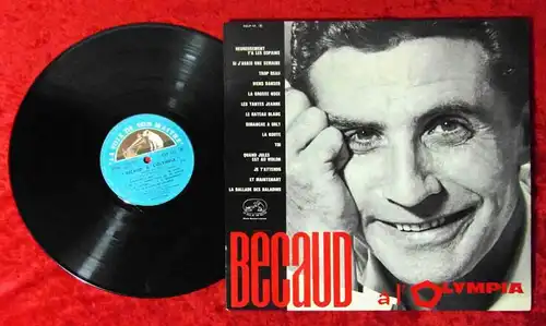 LP Gilbert Becaud á L`Olmypia (HMV FCLP 121) Frankreich 1963