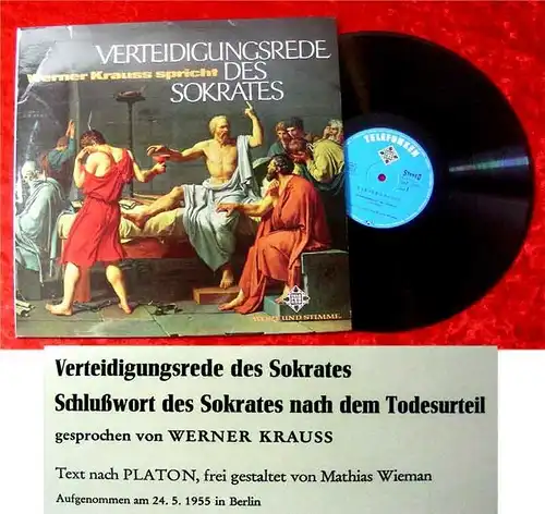 LP Werner Krauss Verteidigungsrede des Sokrates