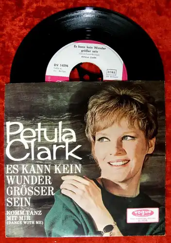 Single Petula Clark: Es kann kein Wunder größer sein (Vogue DV 14596) D 1967