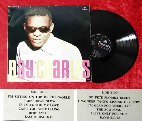 LP Ray Charles w/ Hollywood All Stars (Society SOC 1007) UK