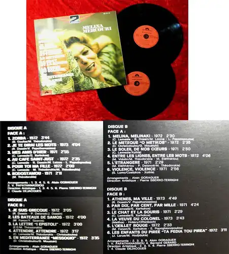 2LP Melina Mercouri: (Polydor 2664 307) F