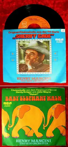 Single Henry Mancini: Sheriff Cade / Baby Elephant Walk (RCA 74-16 337) D 1972
