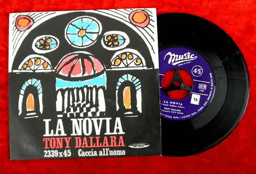 Single Tony Dallara: La Novia (Music 2339) I