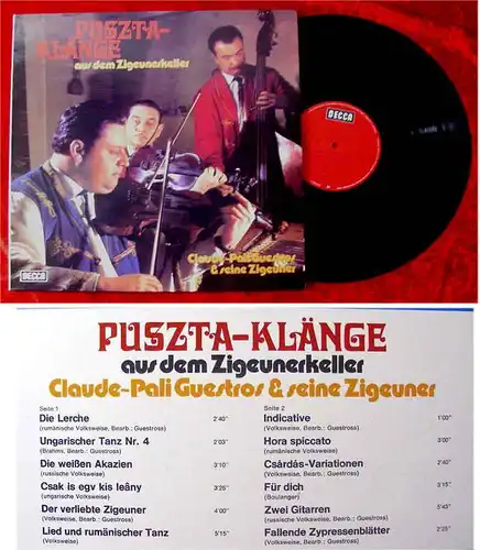 LP Claude-Pali Guestros & seine Zigeuner: Puszta Klänge