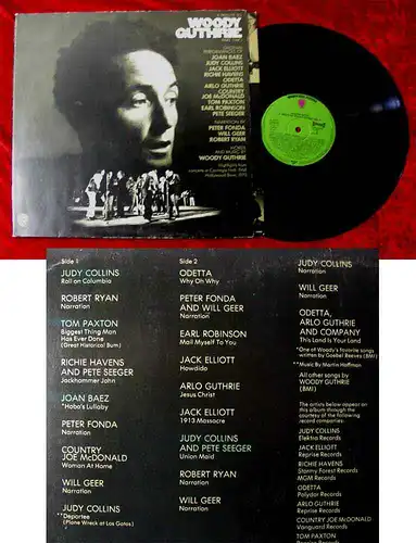 LP Tribute to Woody Guthrie Part 2 feat. Odetta Pete Seeger Joan Baez...