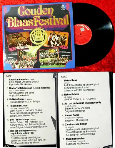 LP Gouden Blass Festival (Telefunken 623 081 AJ) D 1978 Mosch/Avsenik/Schneebieg