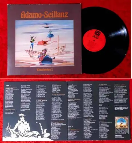 LP Adamo: Seiltanz  - Kieselsteine 2 (Hör Zu SHZE 412) D 1974