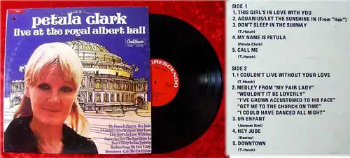 LP Petula Clark Live at Royal Albert Hall