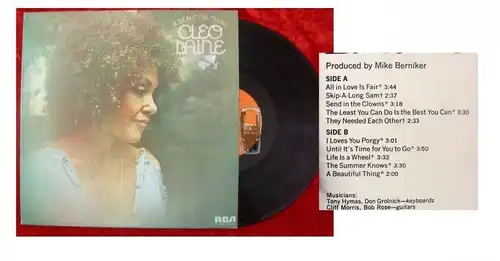 LP Cleo Laine: A Beautiful Thing