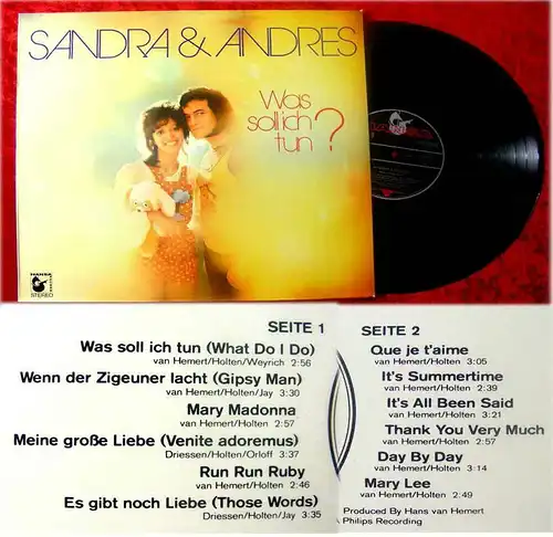 LP Sandra & Andres: Was soll ich tun? (Hansa) D 1972