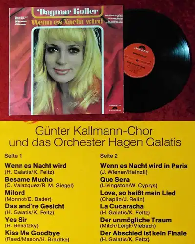 LP Dagmar Koller: Wenn es Nacht wird (Polydor 2371 132) D 1971