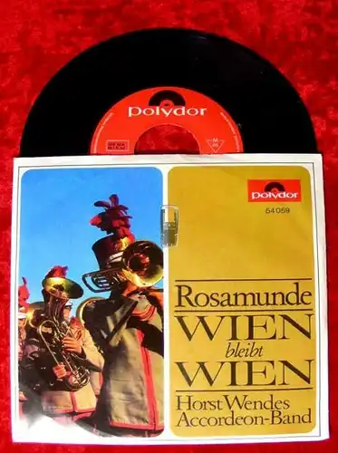 Single Horst Wende Accordeon Band: Rosamunde