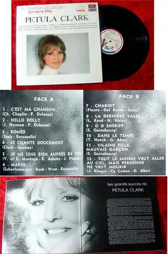 LP Petula Clark Les Grands Succes de Petula Clark - Greatest Hits -