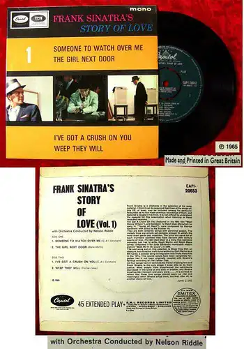 EP Frank Sinatra: Story of Love Vol. 1 (Capitol EAPI-20653) UK 1965