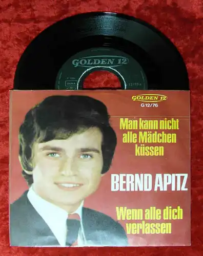 Single Bernd Apitz: Man kann nicht alle Mädchen küssen (Golden 12 G12/76) D