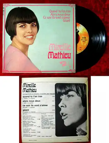 EP Mireille Mathieu: Quand tu t´en iras + 3 (Barclay 71 138 M) F