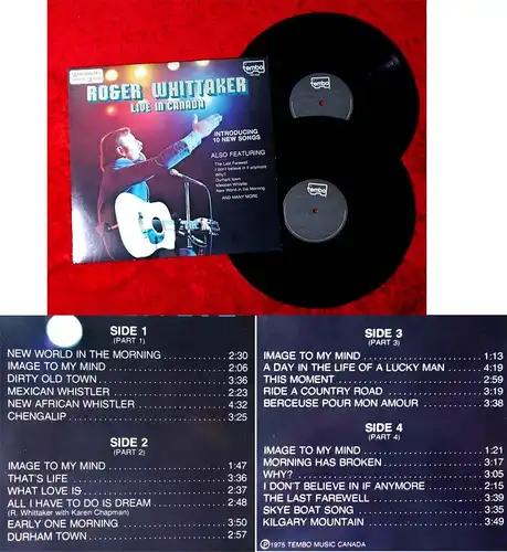 2LP Roger Whittaker: Live in Canada (Tembo TM2-5000) Canada 1975