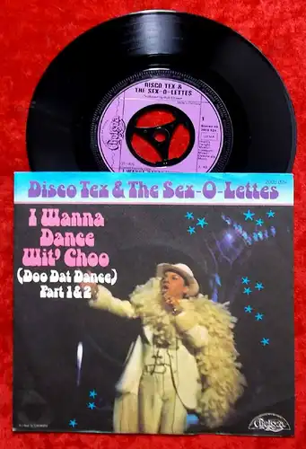 Disco Tex & The Sex-O-Lettes: I Wanna Dance With Choo (Chelsea 2005 024) D 1975
