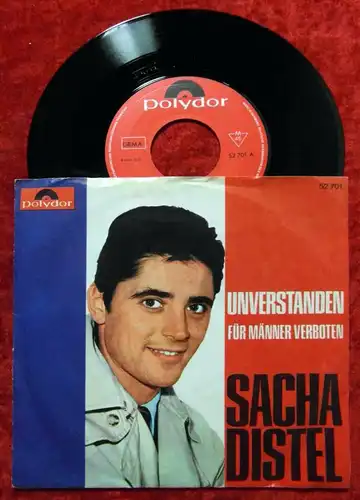 Single Sacha Distel: Unverstanden (Polydor 52 701) D 1966