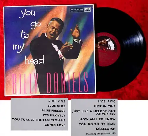 25cm LP Billy Daniels: You go to my head (HMV DLP 1174) UK 1957