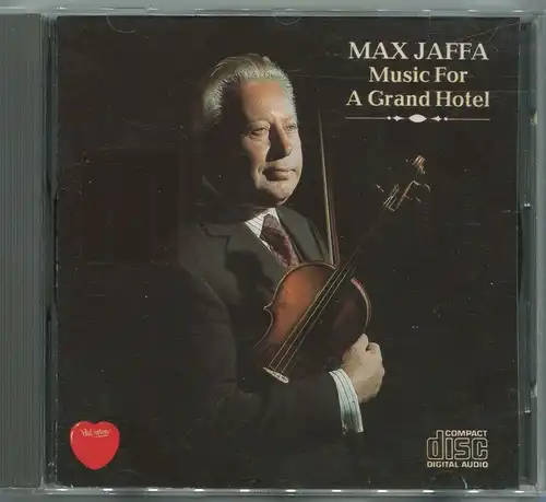 CD Max Jaffa: Music For A Grand Hotel (Valentine) 1986