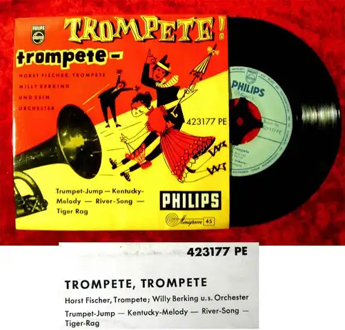 EP Horst Fischer: Trompete, Trompete (Philips 423 177 PE) D